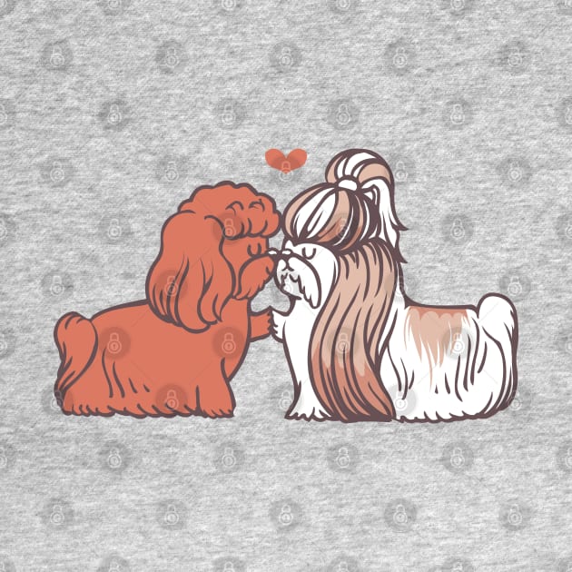 Shih Tzu Kisses by huebucket